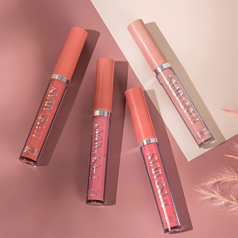Kit de Labiales Nude Handaiyan. Labios a Prueba de agua