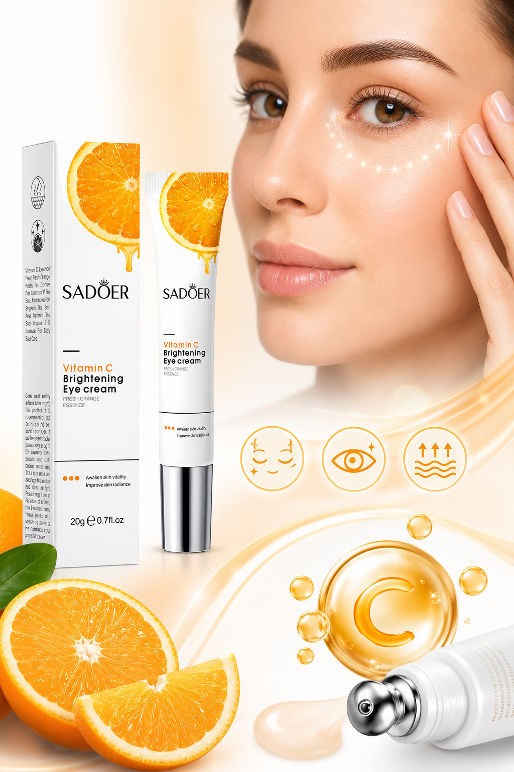 Contorno de ojos antiedad Ojeras Vit C